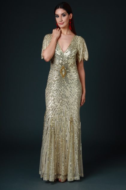 Eva Embellished Maxi Dress