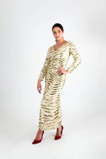 Zelda Embellished Maxi Dress