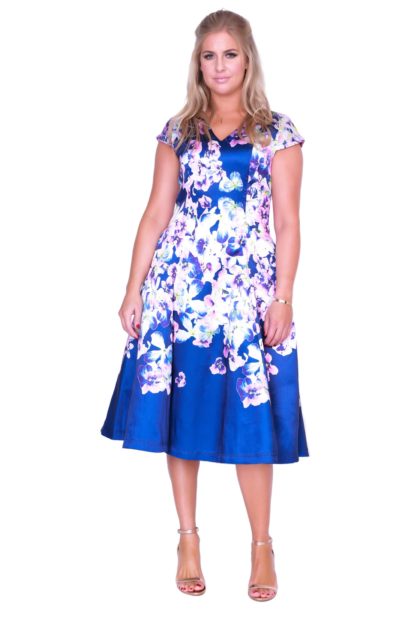 Sienna Floral Print Midi Dress