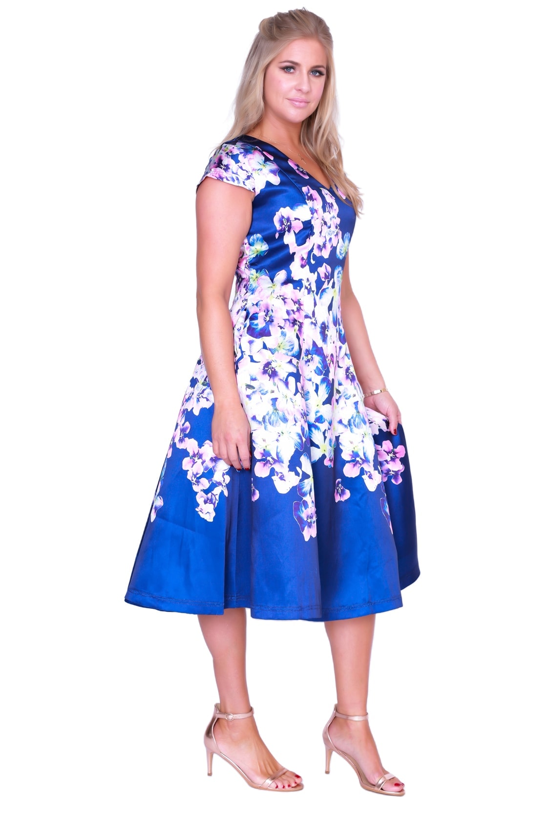 Sienna Floral Print Midi Dress Damn Good Thing