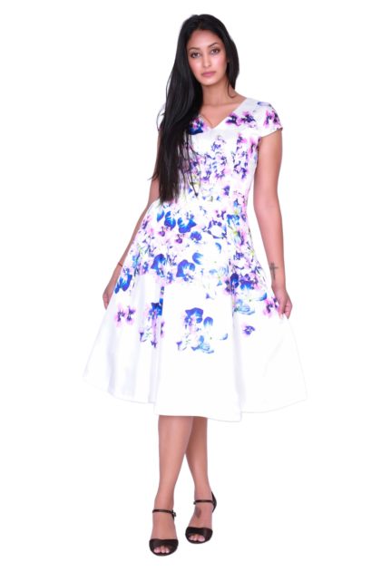 Valentina Floral Midi Dress