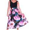 Jasmine Floral High Waisted Midi Skirt
