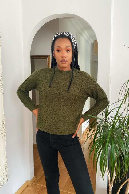 Mika Olive Green Jumper
