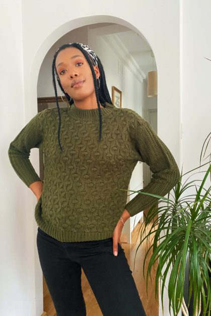 Mika Olive Green Jumper