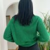 Megan Oversized Green Jumper
