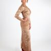 Khloe Embellished High Neck Maxi Dress