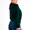Damn Good Thing00312 Margo Green Cropped Comfortable Jumper