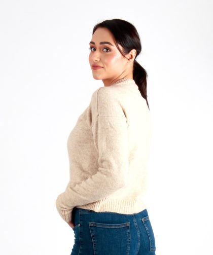 Mae Luxury Jumper in Cream