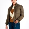 Damn Good Thing00430 Nicole Puffer cropped length Jacket in Khaki