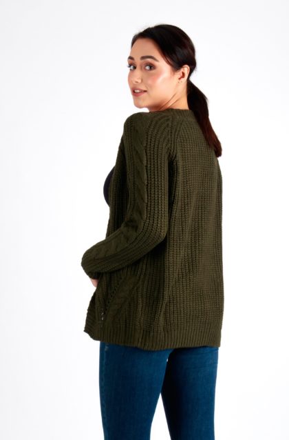 Maria Olive green Glorious Cardigan