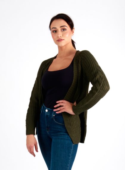 Maria Olive green Glorious Cardigan