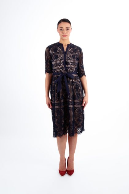 Audrey Lace Midi Dress